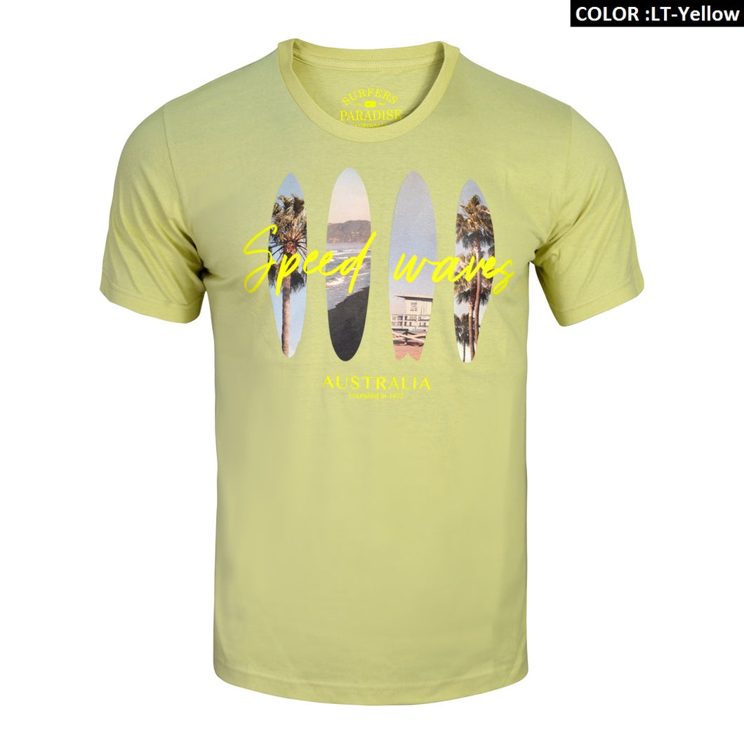 Surfers Paradise Men T-Shirt SMTESCR0S36 (4580511645730)