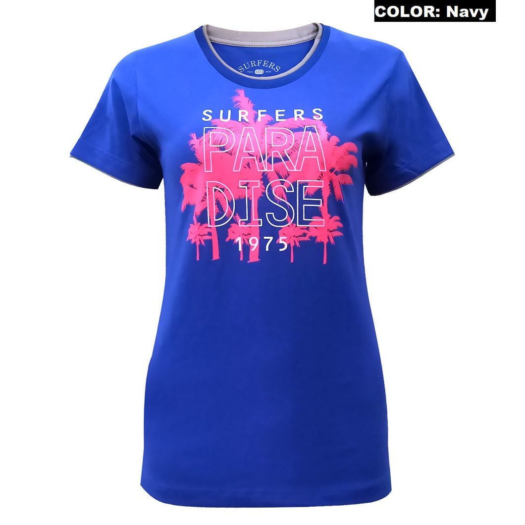 Surfers Paradise Ladies T-Shirt- SL-03-1001-205 (1851110162466)
