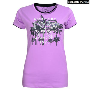 Surfers Paradise Ladies T-Shirt- SL-03-1001-205 (1851110162466)