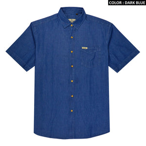 Tucano Short Sleeve Shirt TU-373#Dark Blue (4563296911394)